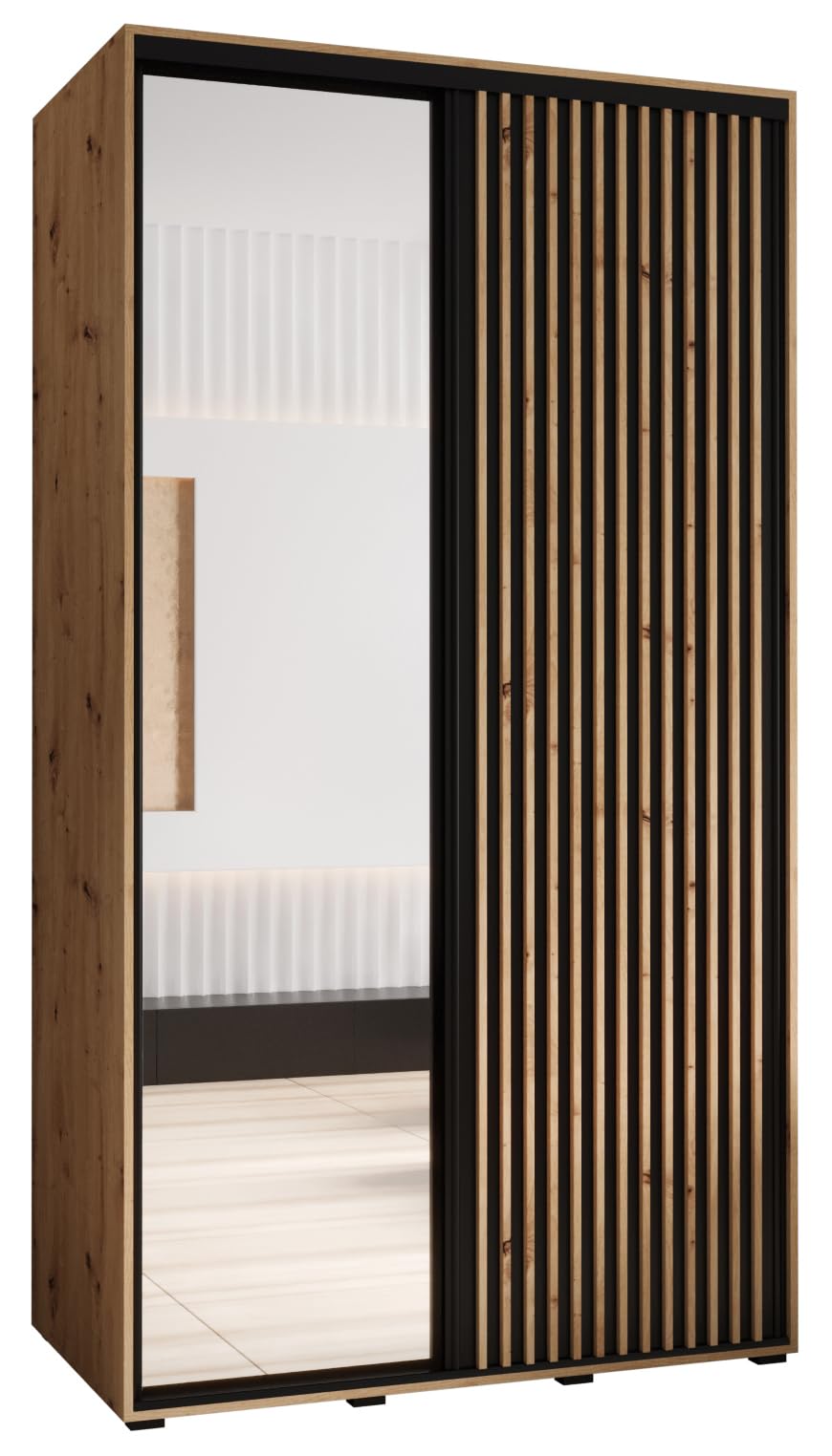 MEBLE KRYSPOL Verona 1 schuifdeurkast 250 cm kledingkast met