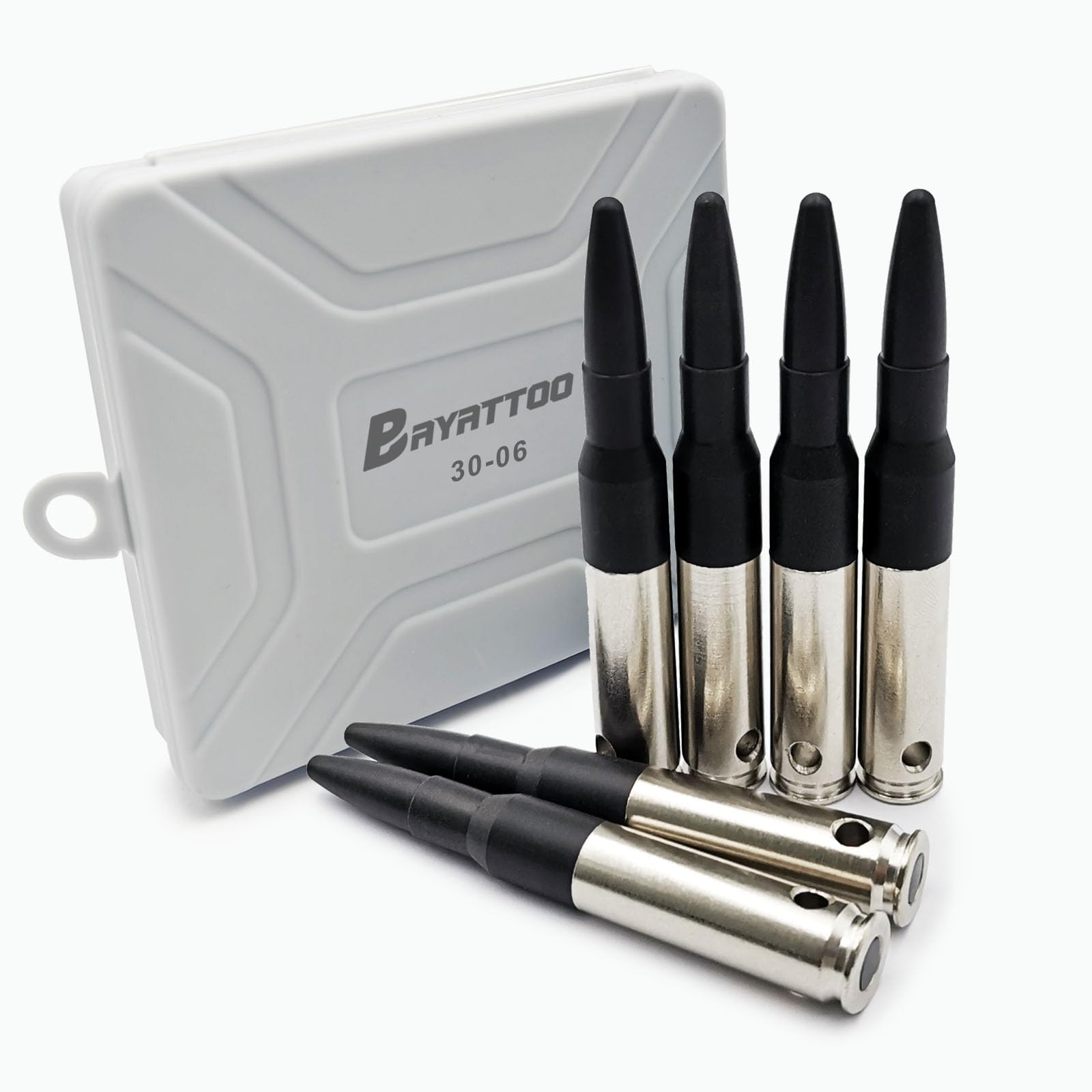 Bayattoo Steel Safety Practice Rounds Action Trainer Dummy Round Dry Fire Training Snap Cap