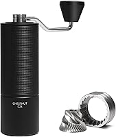 Vista 1 de TIMEMORE Castaña C2S Molinillo de Café Manual de Acero Inoxidable S2C Molinillo de Café Rebaba Cónica, Capacidad 25g Molinillo de Café Manual, C2S