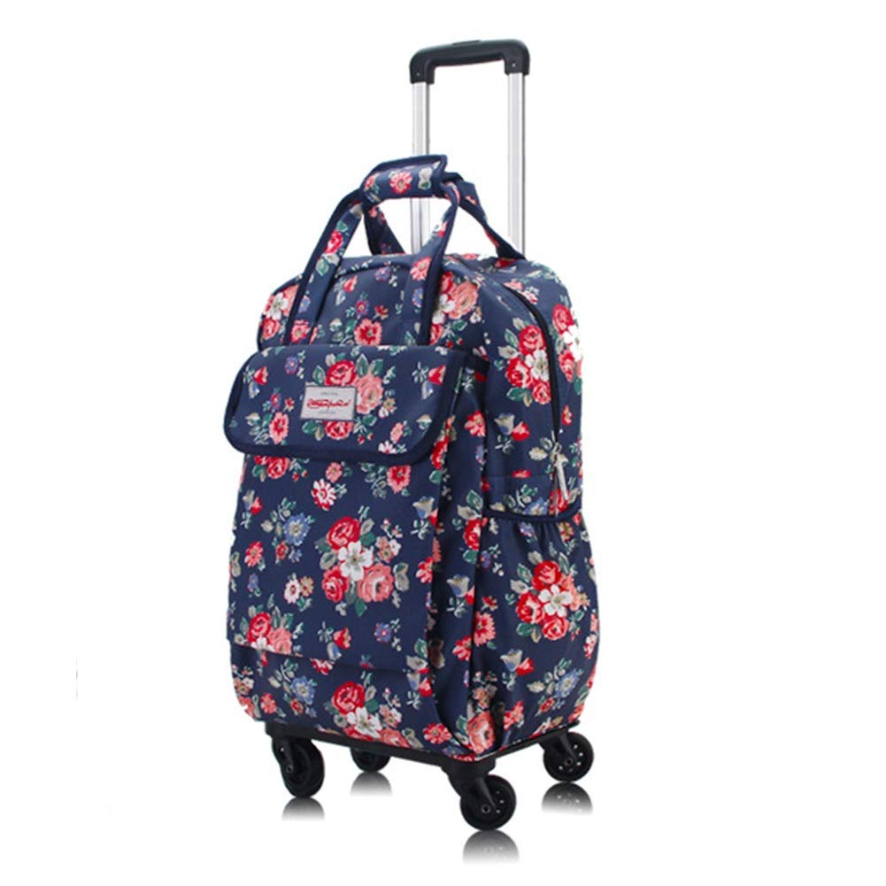Damska torba na kółkach dla studentów torba podróżna na bagaż 17" FENGMING (kolor: E, rozmiar: dł. 33 × szer. 17 × wys. 44 cm)