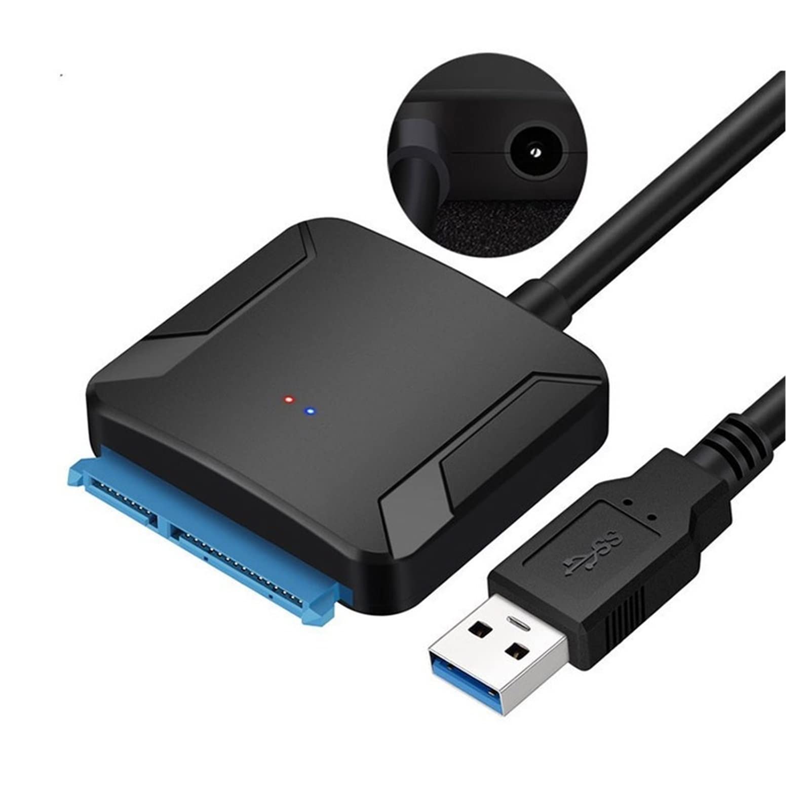 USB SATA 3. Cable SATA a. USB 3.0. Adattatore SU A 6 GBPS Supporto 2.5 pollici esterno SSD HDD. Disco rigido 22 pin sata III A25 2.0. (Color : Orange)