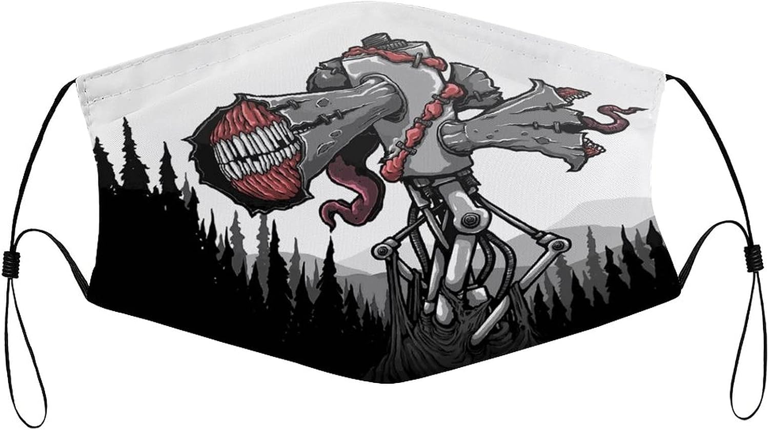 Siren Head Face Mask Washable&Reusable Breathable Anti Dust Masks Mouth