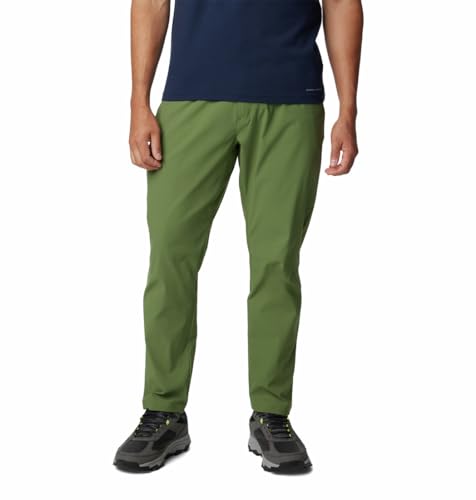 Image of Columbia Men Green Omni Shield Black Mesa Tapered Hiking | Trekking | Camping | Safari Pant, S