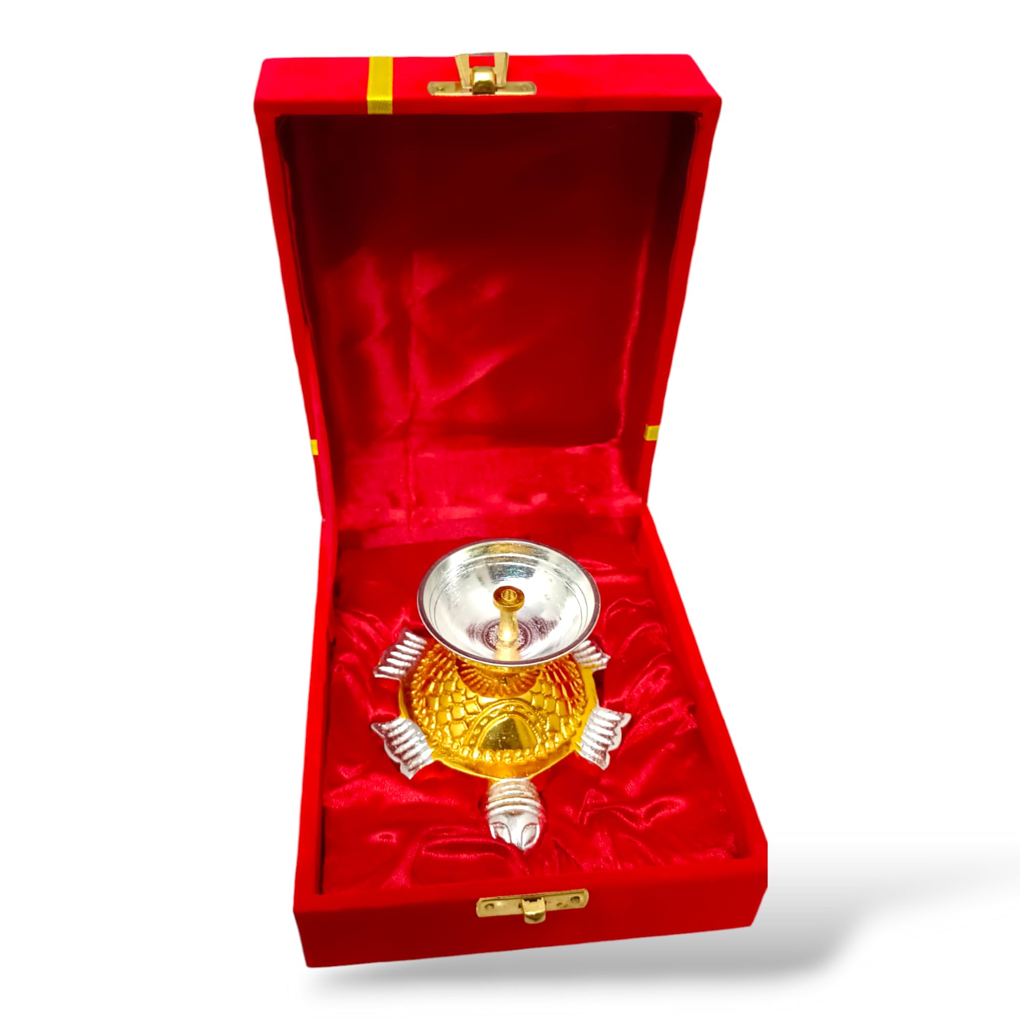 INDICRAFTSVILLA: Crafts Place to Discover World Traditional Feng Shui Tortoise & Swastik for Good Luck | Vastu Items for Home for Good Luck | Good Luck Items for Home Decor Gifts (INDI101)