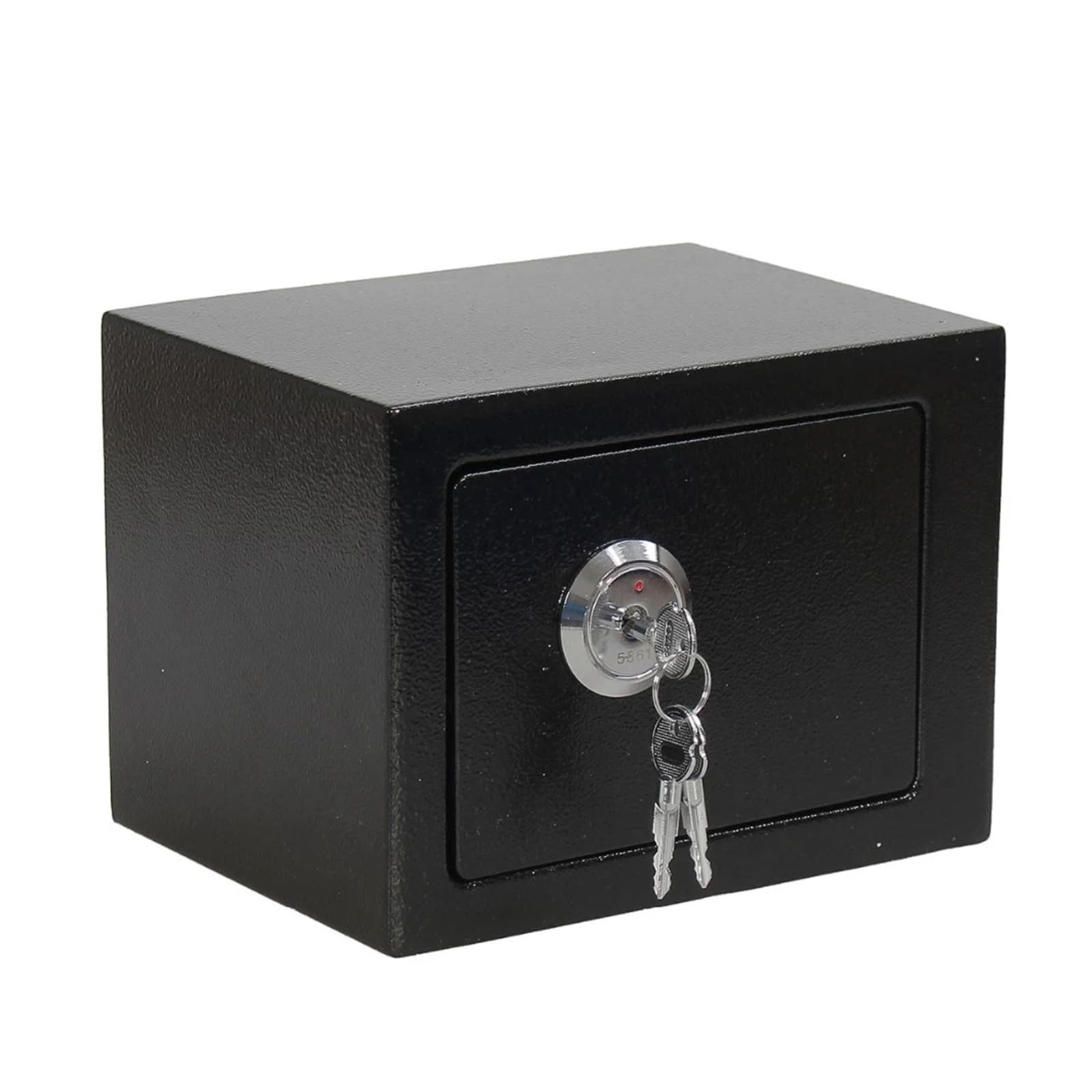 Mini Safe, Arrival Professional and Durability Strong Iron Steel Key Operated Security Money Cash Safe Box For Home Office Jewelry Black