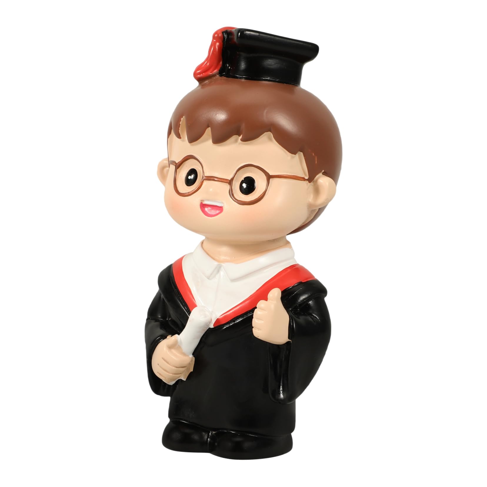 Amosfun 4 Stück Kuchendekoration Abschlusskuchendekoration Partydekoration Harz Graduiertenkuchendekoration Figuren Harzkuchenornament Kuchendekoration Topper