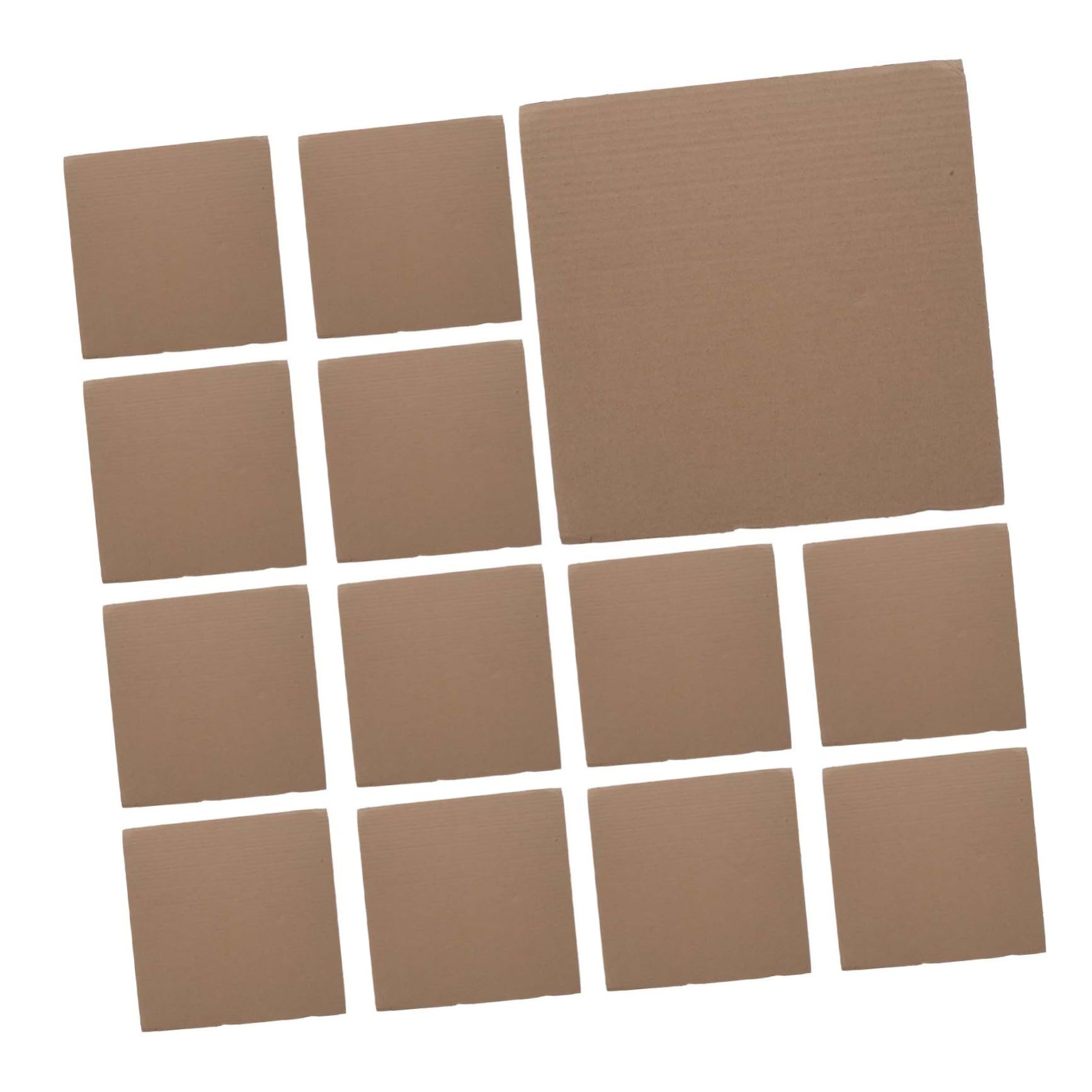 Gatuida 50 Feuilles de Séparateur en Papier Kraft Ondulé Brun pour Emballage Carton, Utilisation Polyvalente et Installation Facile, pour Artisanat et Encadrement