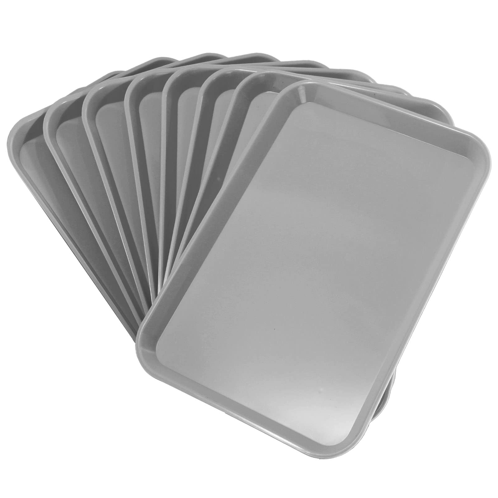 8Pcs Autoclavable Dental Procedure Tray Lockable Set up Flat Trays Size B (Ritter),Plastic Instrument B-Lok Flat Trays, 13.25 x 9.75X 0.875 Inches (8,