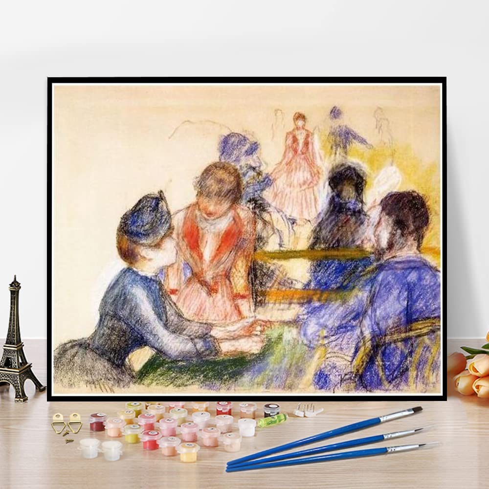 Amazon | DIY数字油絵ウォージモントでの子供の午後マルグリット1884年