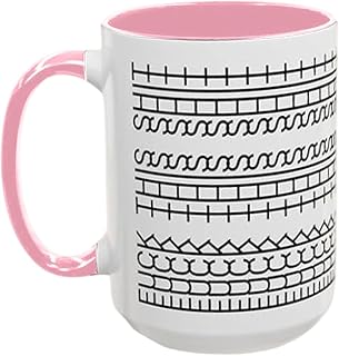 Fuck This Shit Mug Hidden Message Coffee Mug, 12oz Funny Coffee Mug, Sarcastic Workplace Ceramic Cup, Funny Adult Sarcastic Cup, Fun Office Gift for Coworkers & Work Besties 350ml (12oz Pink)