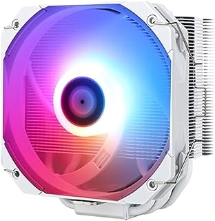 SOEWGAIJI AK120 Mini Blanco 5V ARGB Symphony 135mm Alta pureza Blanco AGHP2 5. ª generación Tubo de Calor niquelado Fondo de Cobre (Color : Other, Size : AK120 Mini WH ARGB)