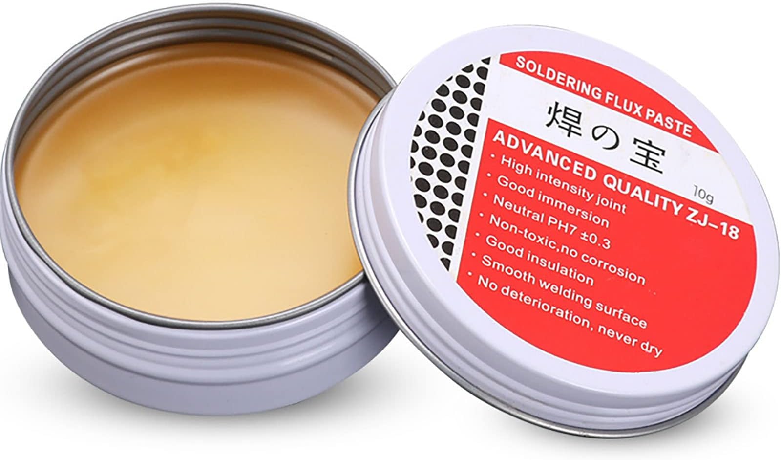 LINAERSHAO 10g Solder Flux, Flux Soldering Paste, No-Clean Solder Grease Professional Mechanic Welding Repair for Mobile Phone, Home Appliance, Computer Motherboard et