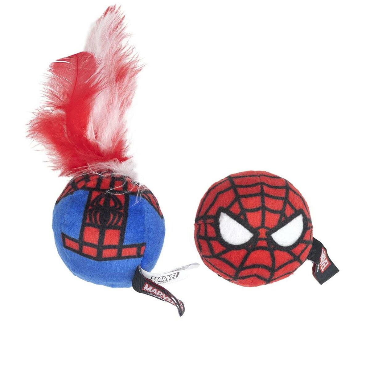 CERDร LIFE'S LITTLE MOMENTS - For Fan Pets | Spider-Man Two-Piece Plastic Toy That Fun And Entertains Your Cat, Even If It Has Rolled Up Comfortably On Your Lap - Officially Licensed By Marvelยฎ