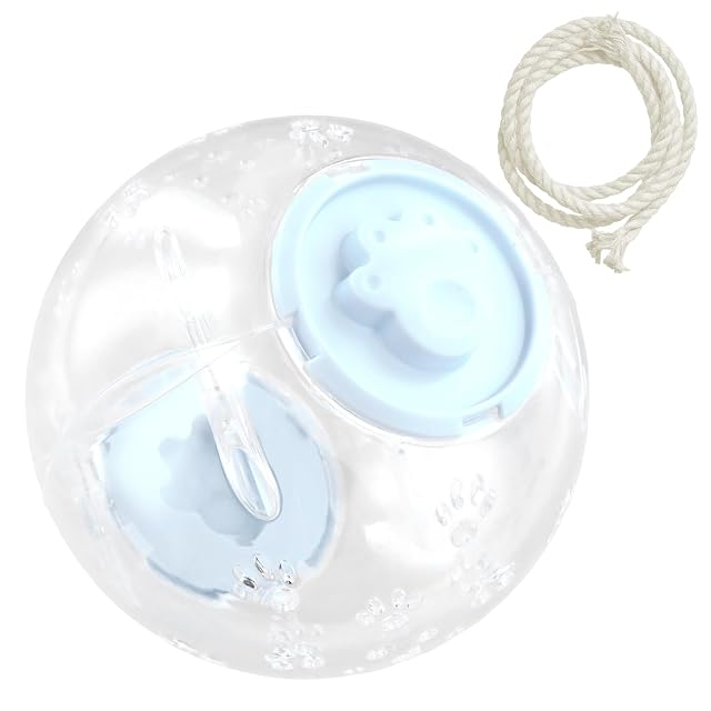 Ziyonix 15 cm Bola para Hamster Pelota de Hámster Transparente Bola de Ejercicios para Roedores Plástico…