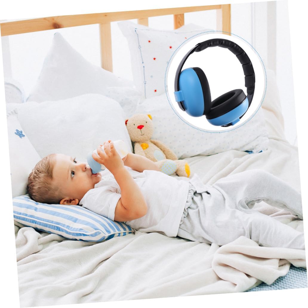 BESTonZON Noise Reduction Earmuffs for Babies Hearing Protection Comfortable Adjustable Sound Protection Ear Muffs for Sleep and Noise Safety Random Color Random Color