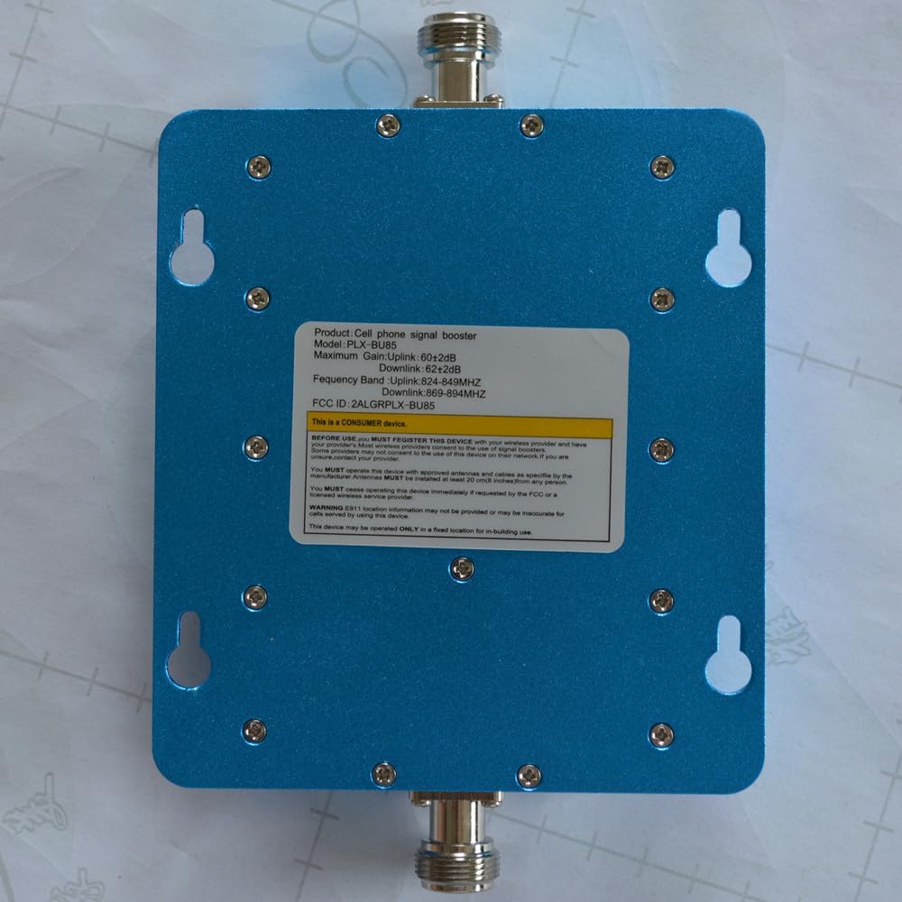 Cell Phone Signal Booster for Home & Office | Boost 5G, 4G LTE & 3G CDMA Signal for Band 5/850MHz | 65dB Verizon Cell Phone Booster with High Gain Antennas Up to 2000 Sq Ft | FCC Certified