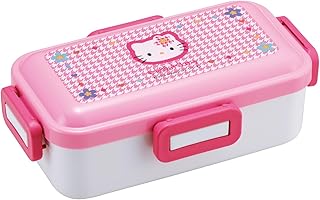 スケーター(Skater) 弁当箱 530ml 1段 女性 日本製 汁漏れしにくい4点ロック ランチボックス 食洗機対応 レンジ対応 サンリオ ハローキティ カオハナ PFLB6AG-A