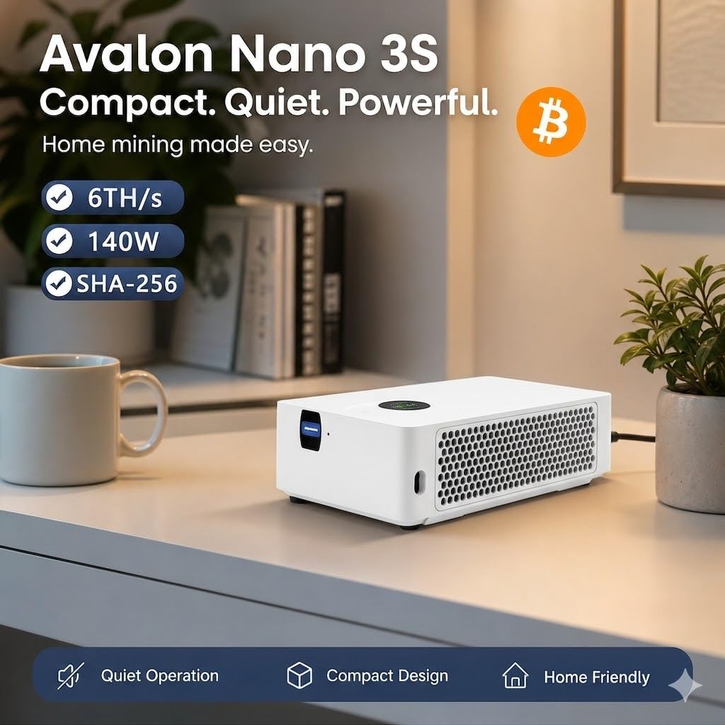 Amazon.co.jp: Canaan Avalon Nano 3S BTCマイナー - 6 TH/s 140W
