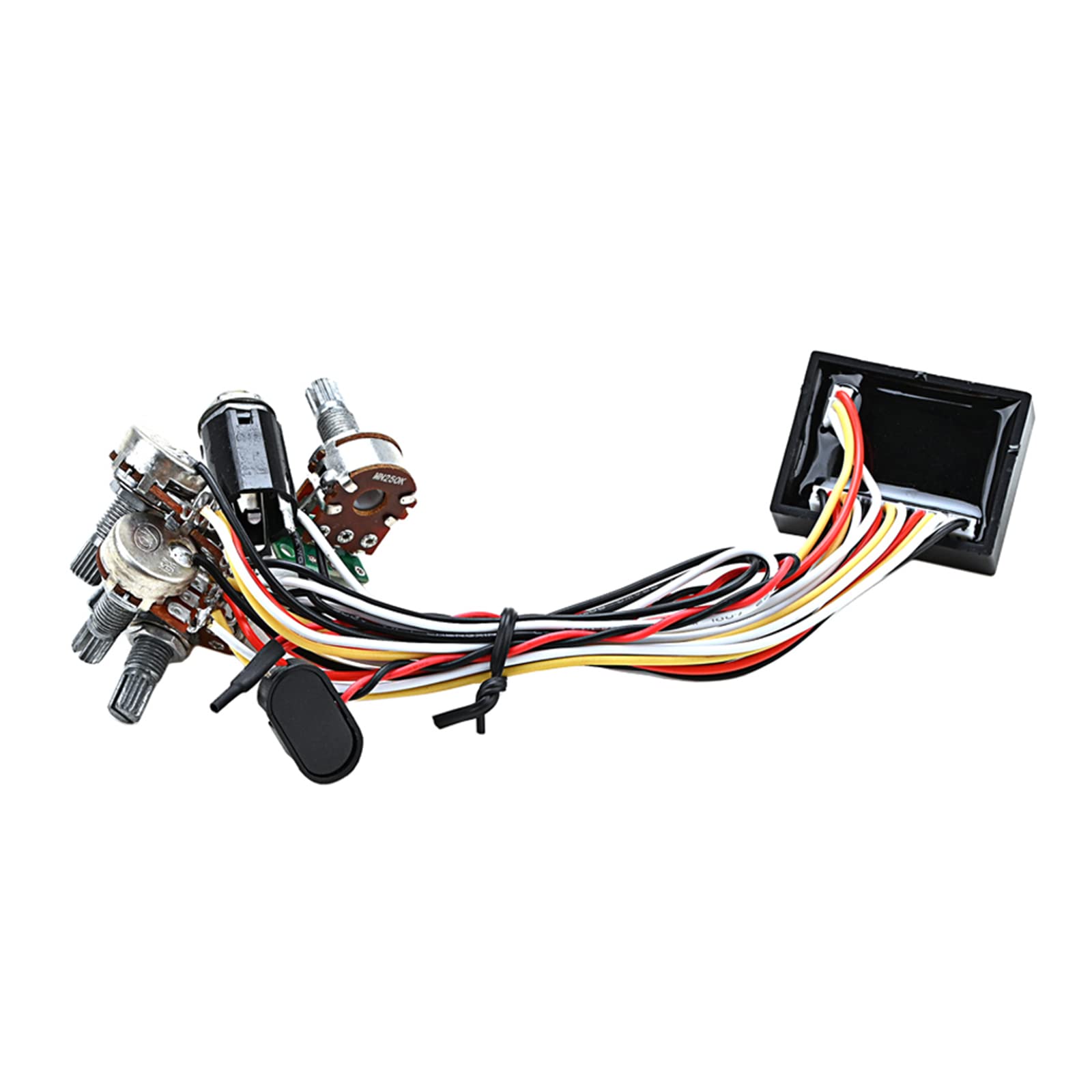 Preamplificatore attivo passivo per basso, pickup per chitarra e basso, 3 bande EQ attivo preamplificatore circuito e controllo del tono con raccordi