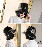Vista 2 de Sombreros de lluvia impermeables para mujer, sombrero de ala ancha, gorra de lluvia