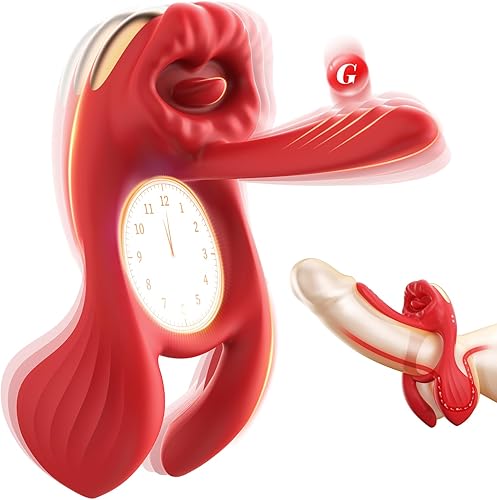 Miniatura 10 de Anillo Vibrador para el Pene para Parejas, Juguete Sexual para Hombres y Mujeres, Anillo de Pene Masculino Funda de Silicona Juguetes para Adultos