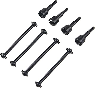ShareGoo Steel Drive Shaft & Wheel Stub Axle Dogbones Adapter Axle Hub Compatible with WLtoys A959 A969 A979 K929 1/18 RC Car Buggy