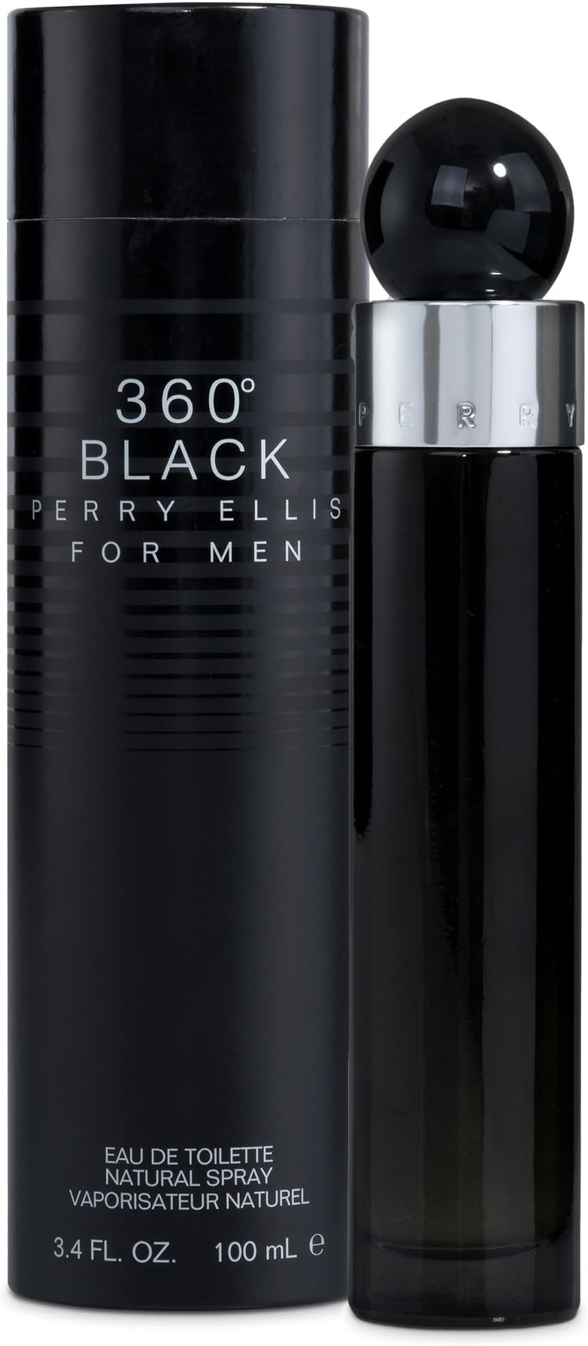 360 Black EDT Spray, 3.4 oz