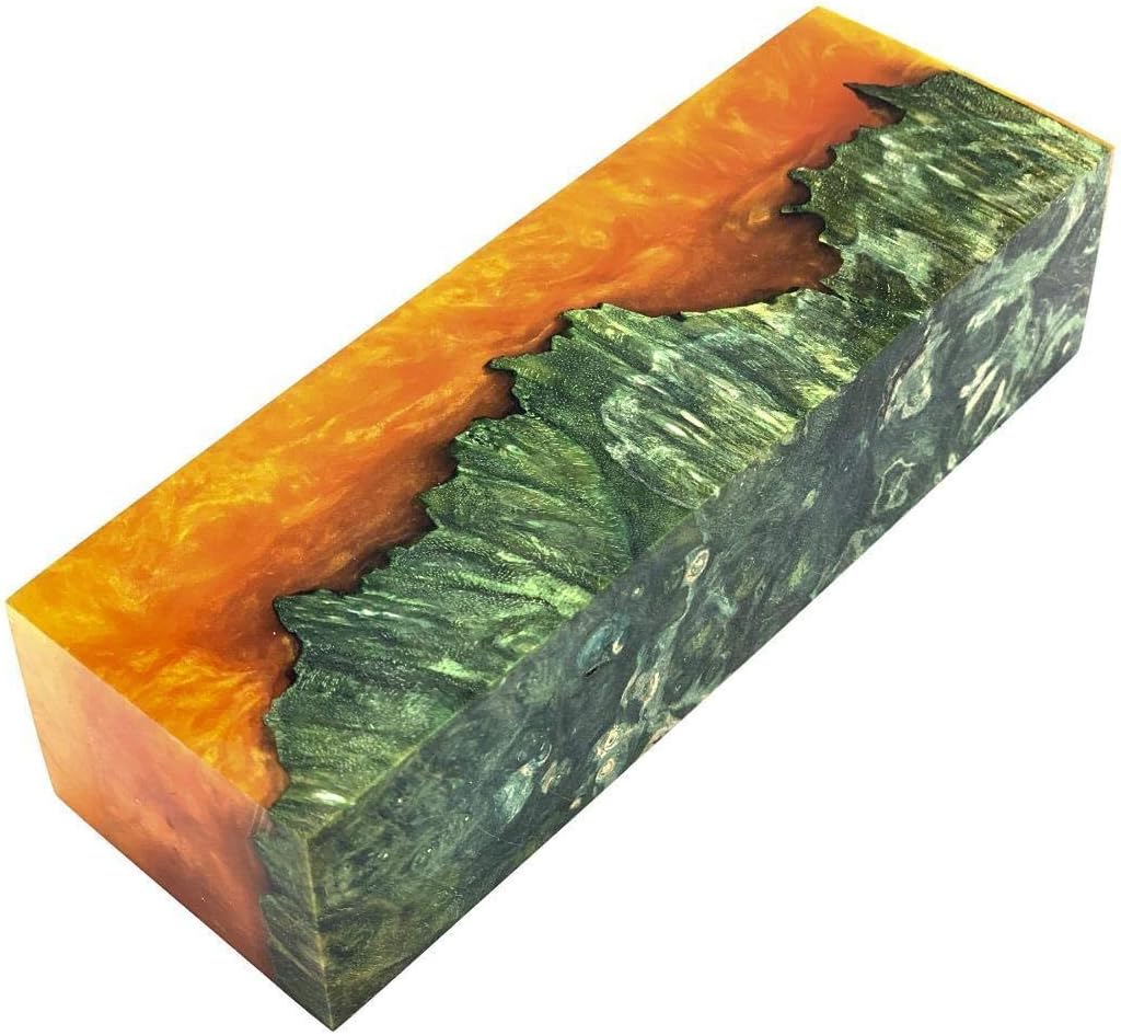 Stabilized Maple Wood Burl Knife Scales for Exotic Turning Making Knives Handles