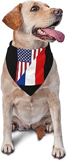 United States Yugoslavia Friendship Flag Triangle Dog Bandana Scarf Accessories for Pet Bibs