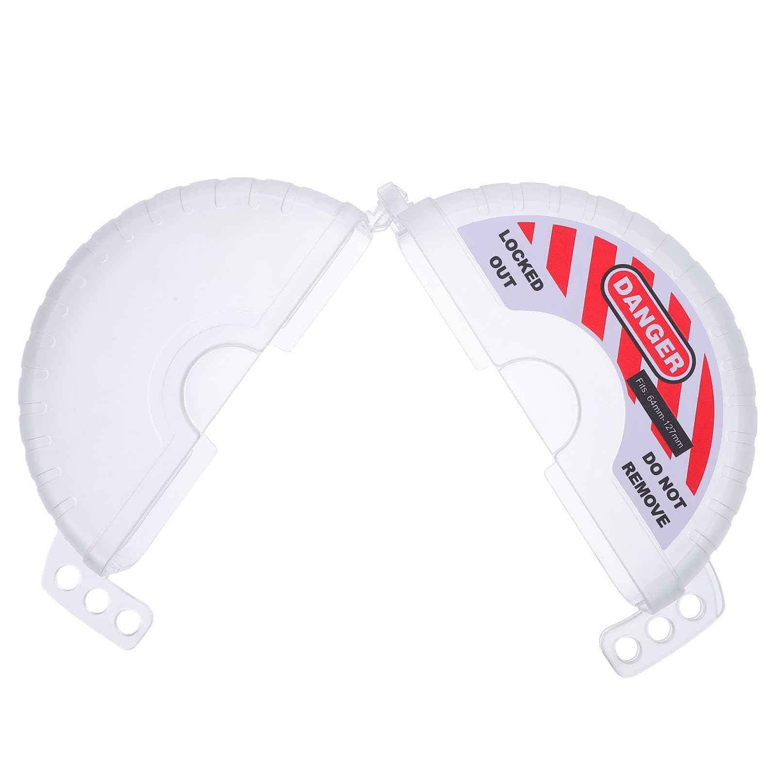 Verrou de vanne extérieur transparent Cabilock pour poignée 64-127 mm en plastique