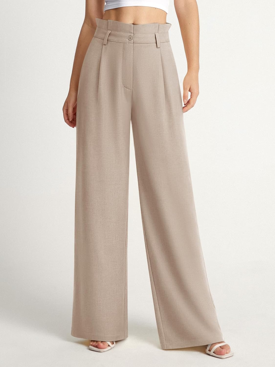 NIMIN Womens Dress Pants Wide Leg Business Casual Work Trousers High Waisted Slacks 2026 Fashion Outits with Pockets - Image 2