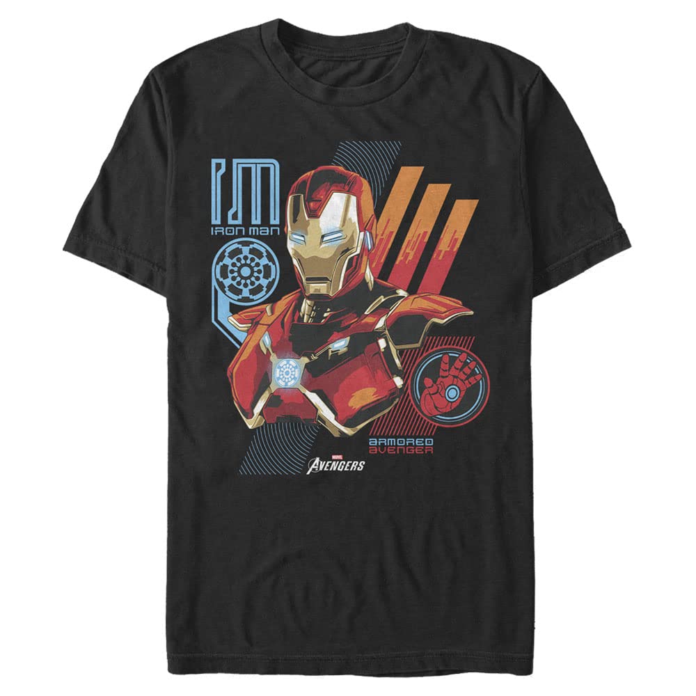 Marvel Big & Tall Classic Armored Avenger Men's Tops Short Sleeve Tee Shirt