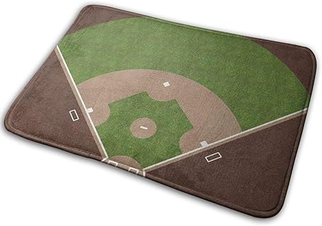 Amazon 草のプリントに描かれた白いマーキングのアメリカの野球場パーソナライズされたカスタム玄関マット屋内 屋外玄関マットドアマット滑り止めゴム製キッチンラグ23 6 X 15 8インチ 玄関マット オンライン通販 Amazon 草のプリントに描かれた白いマーキングのアメリカの野球場パーソナライズされたカスタム玄関マット屋内 屋外玄関マットドアマット滑り止めゴム製キッチンラグ23 6 X 15 8インチ 玄関マット オンライン通販