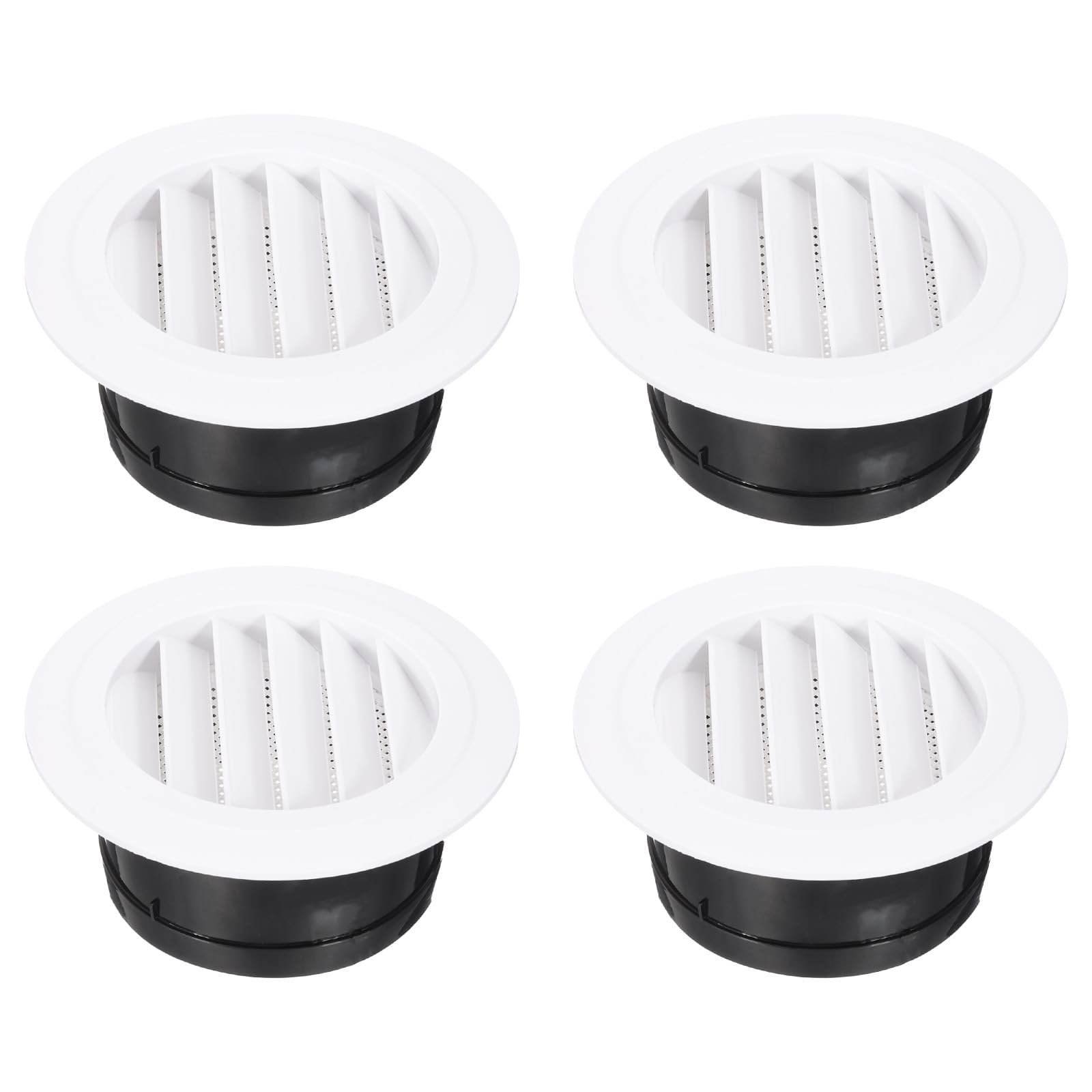 PATIKIL lot de 4 Couvercle de bouche d'aération rond de 6 pouces