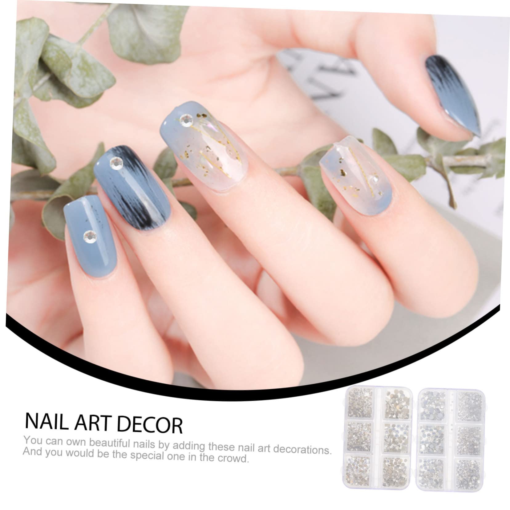 SHERCHPRY 5 Set Accessori Per Nail Art Con Strass Unghia Gemme Di Nail Art Rosa Gemme Per Unghie Carino Ab Decorazioni Unghie Ciondolo Per Unghie Fai Da Te Strass Per Nail Art Pp 2 Scatole*5