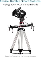 Vista 3 de PROAIM Mitchell - Soporte de trípode para cámara resistente con esparcidor. Pies de doble pico, patas de aluminio. Altura 35-66 pulgadas. Carga útil