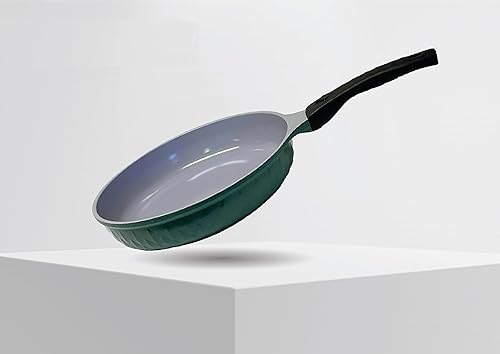 11" cacerola de cerámica antiadherente cerámica interior exterior cocina sartén