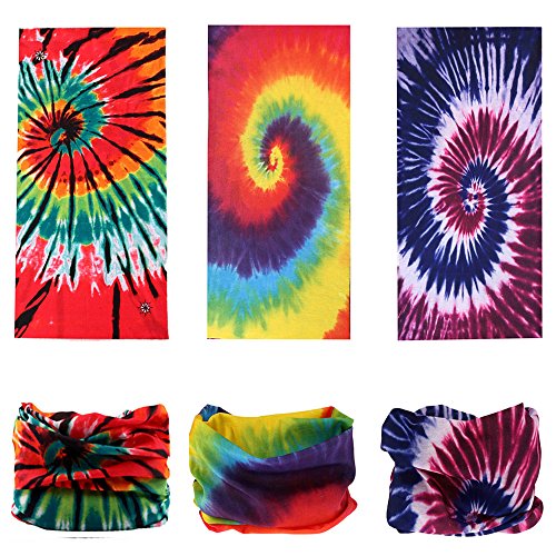 12PCS/9PCS/6PCS Headband Bandana - Face Shield Headwrap Scarf Neck Gaiter Hair Band4