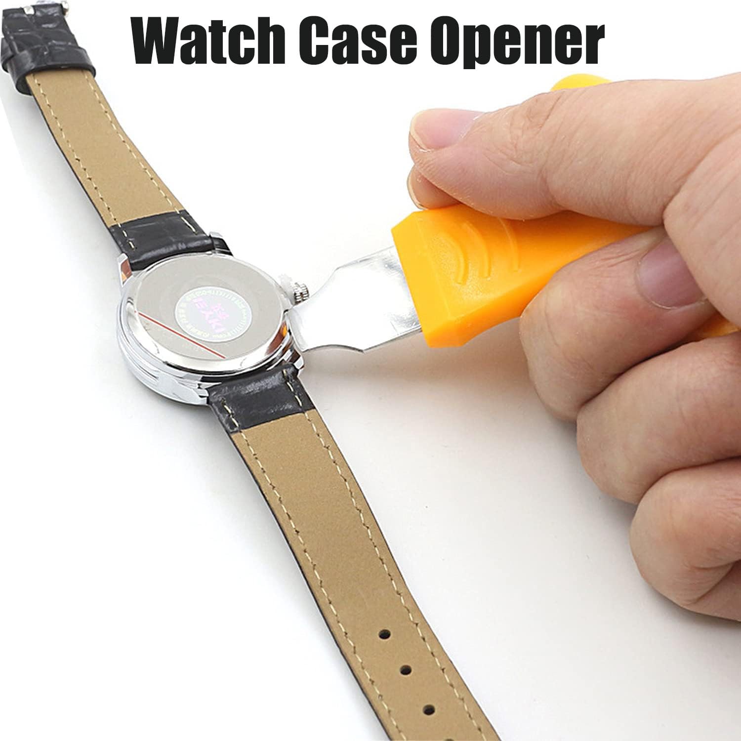 Rongon Watch Back Cover Case Opener Repair Tool Watch Back Cover Remover for Watch Repair and Battery Replacement