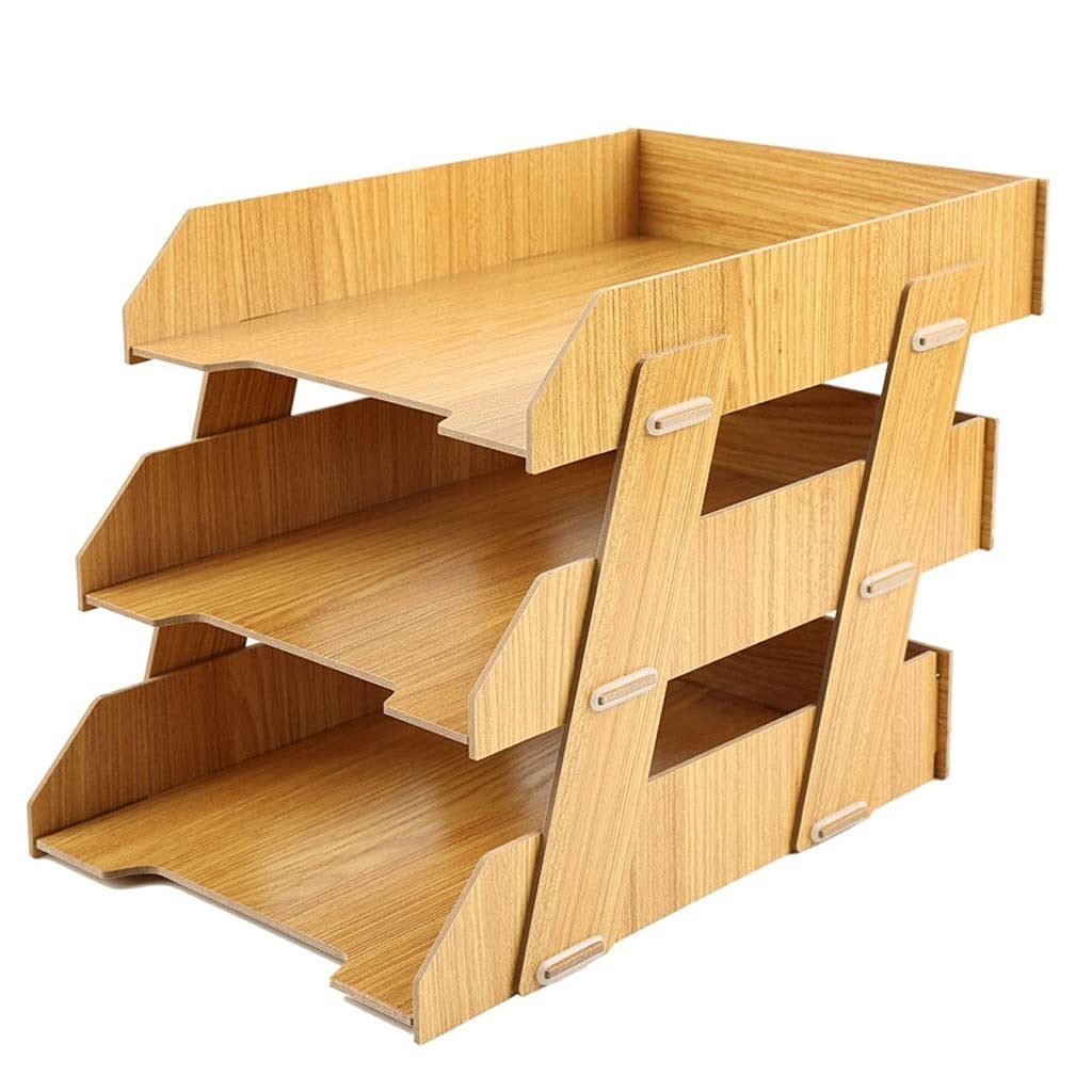 Ordner-Organizer Datei- und Magazin-Speicher-Stich-Magazin-Speicherregal-Desktop-Datei-Rack zum Speichern von Dateien und Büchern Schreibtisch-Datei-Organizer (Color : A)