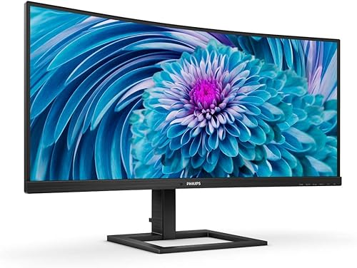 Vista 11 de Philips 346E2CUAE - Monitor curvo sin marco UltraWide QHD de 34 pulgadas 3440x1440, 100Hz 1ms MPRT, sRGB 121%, carga USB-C, MultiView PIP/PBP