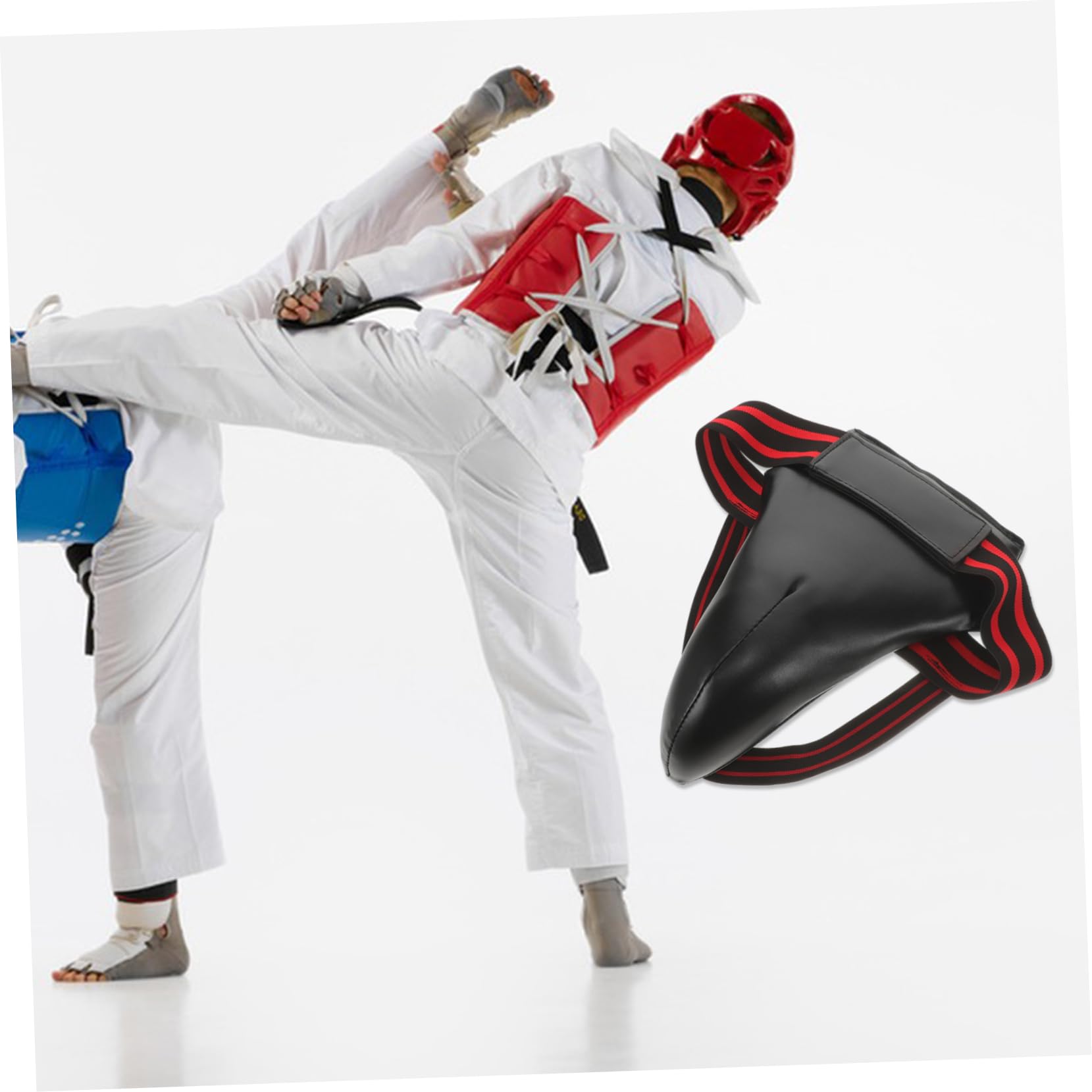 Toddmomy Comfortable Groin Protector Training Crotch Guard for Boxing Fitness Daily Exercise