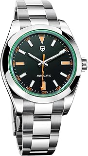 Pagani Design PD1733 Relógios Masculinos Automáticos 40 mm Relógios de Pulso Mecânicos Masculinos Verde Safira Vidro Revestido AR Relógios NH35A Relógios Impermeáveis