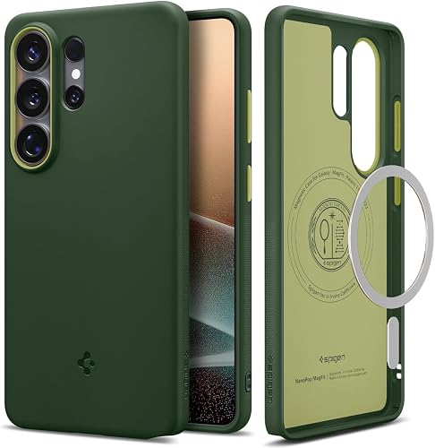 Spigen for SSbfU Cell Phone Case, Nano Pop MagFit - AVO Green