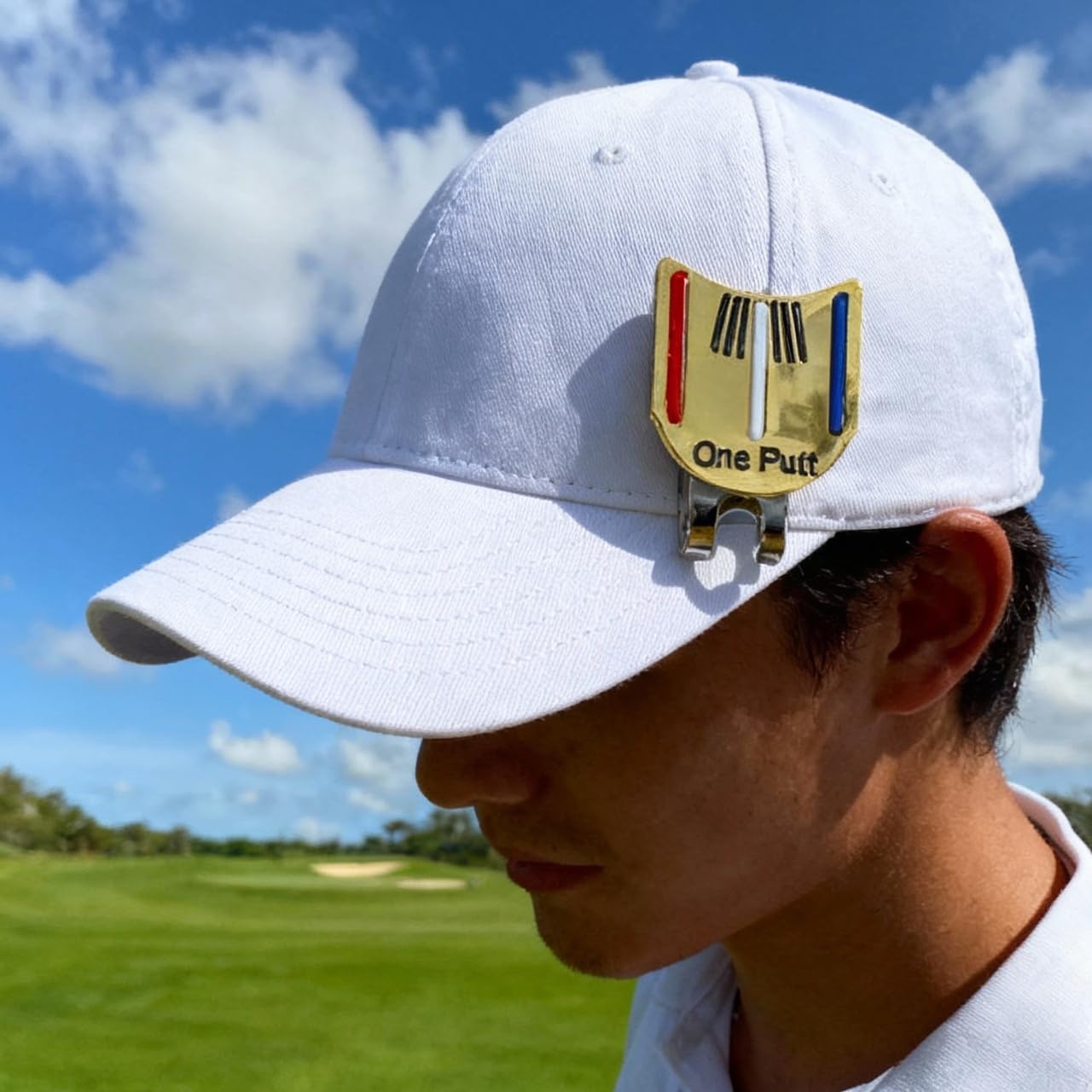 Clip Metálico Para Gorra De Golf, Herramienta De Alineación Y Puntería Para Putt, Marcador De Bola Magnético