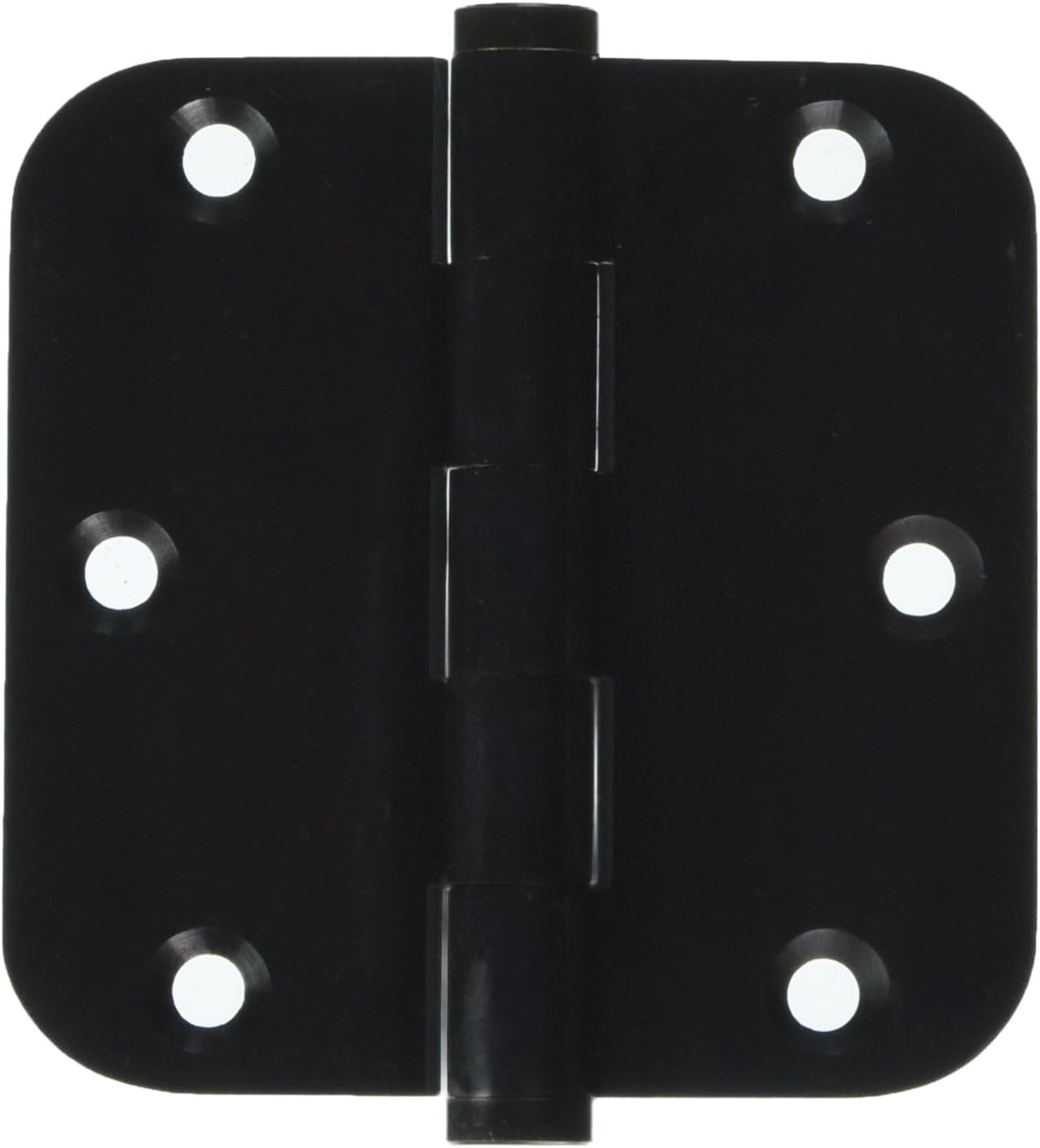 Deltana DSB35R510B Solid Brass 3 1/2-Inch x 3 1/2-Inch x 5/8-Inch Radius Hinge