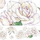 マスキングテープ かわいい 花柄 紫陽花 ロース カラフル 手紙 手帳 DIY ギフト かわいい 可爱巡游 シール 手帳テープ (狄蒙娜3m)