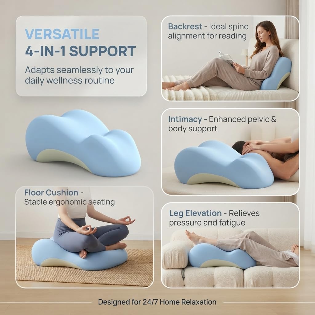 Intimacy Pillow for Couples Sex Cushion, Ergonomic Foam Wedge (#03)