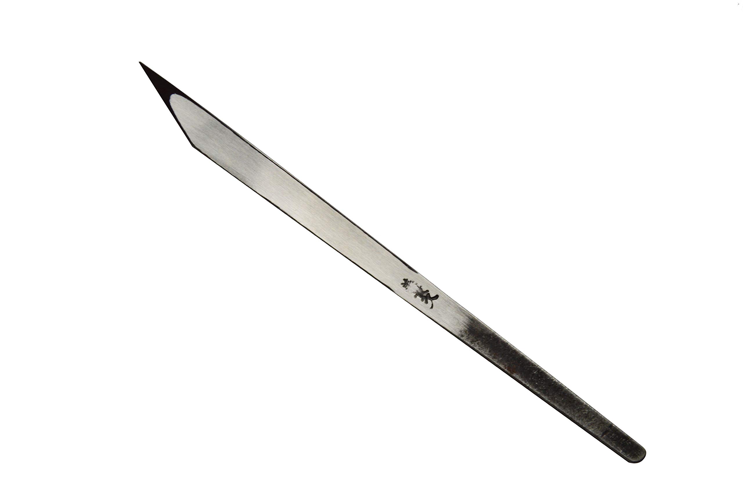 Japans Kiridashi mes recht timmerwerk meubelwerk - hand gesmeed in Japan - rechtshandig (gehamerd, 21 mm