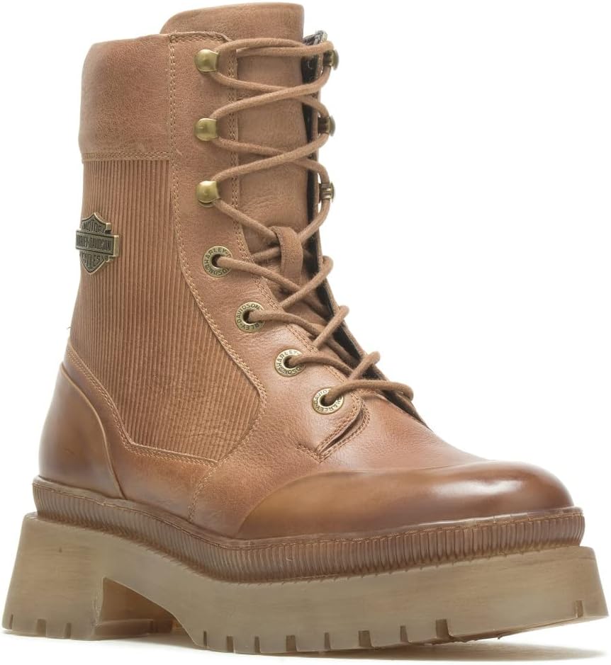 Harley-Davidson Women's Kavan Black or Brown 7-Inch Fashion Boots D65001
